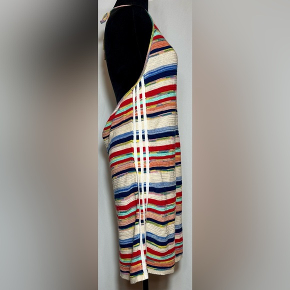 ADIDAS X KSENIASCHNAIDER Knitted Halter Dress Multicolor Stripe - Size XL - Picture 6 of 15